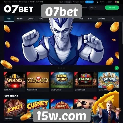 Plataforma 07bet oferece ampla variedade de jogos de cassino